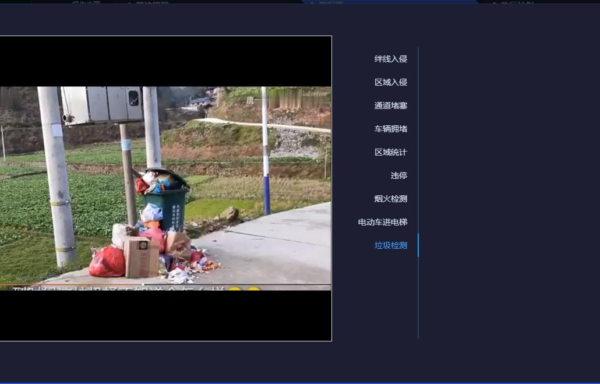 Garbage detection (outdoor scene)