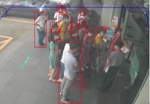 Real-Time Monitoring with Alarm for Excessive Crowd Detection